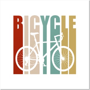 Retro bicycle Posters and Art